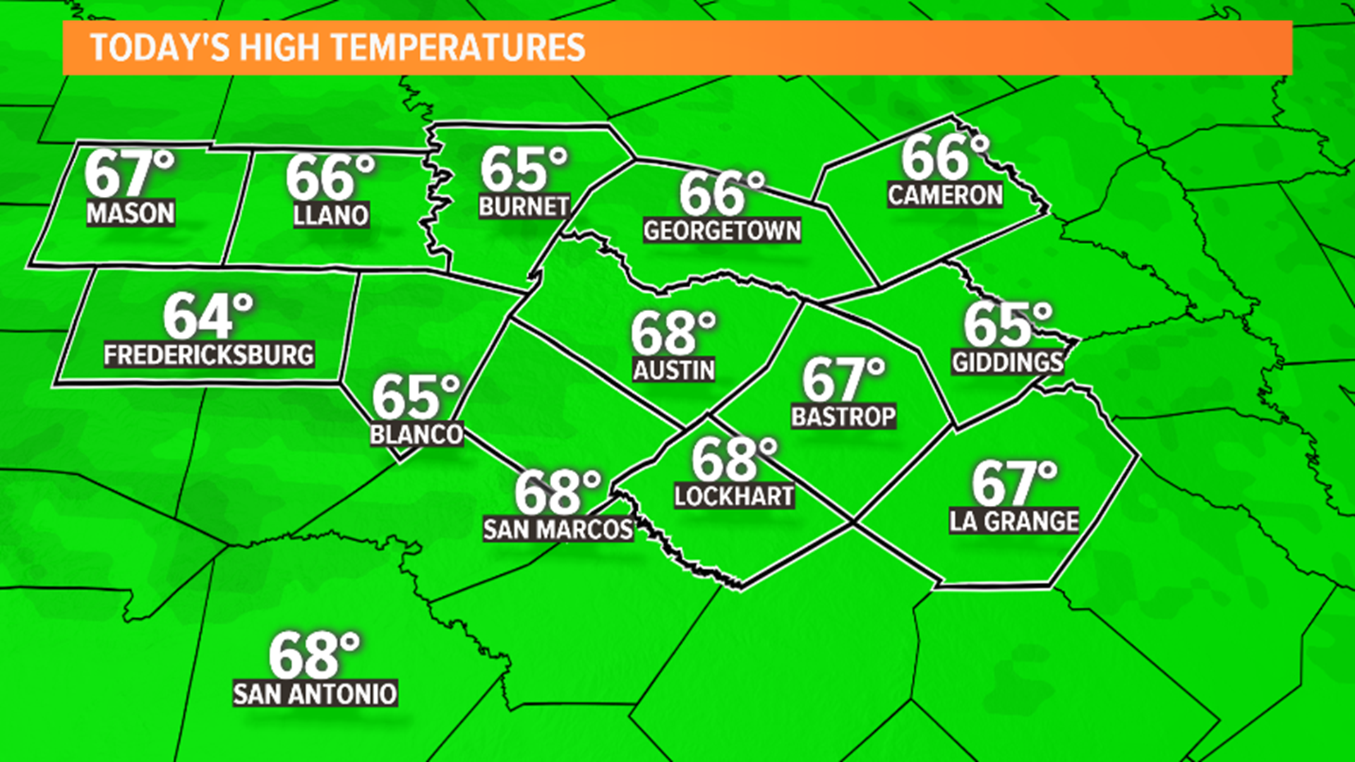 Austin weather: Cold front Monday brings dry weather Tuesday | kvue.com