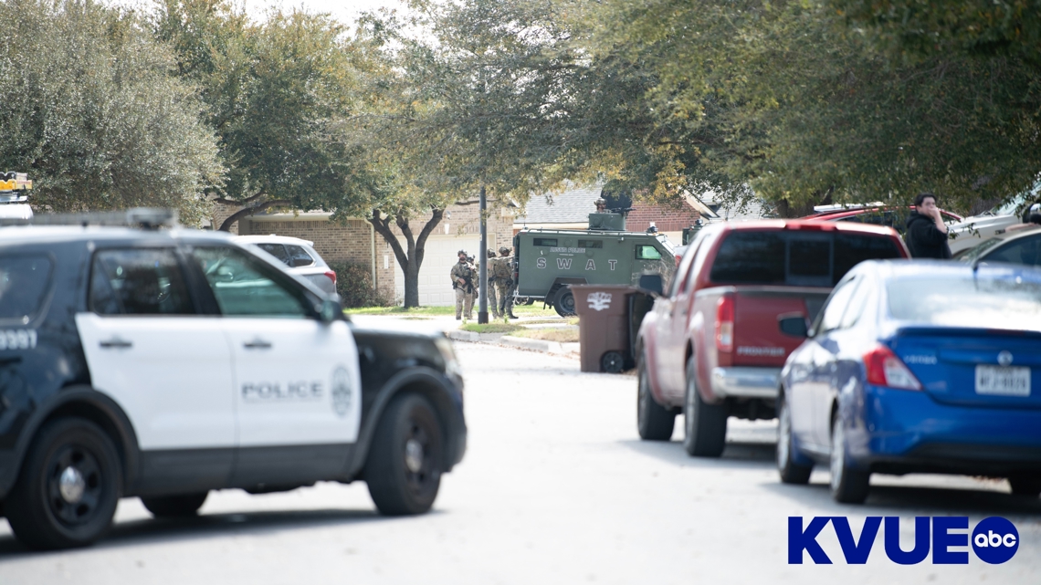 Large law enforcement presence at residence in Pflugerville tied to mass shooting suspect
