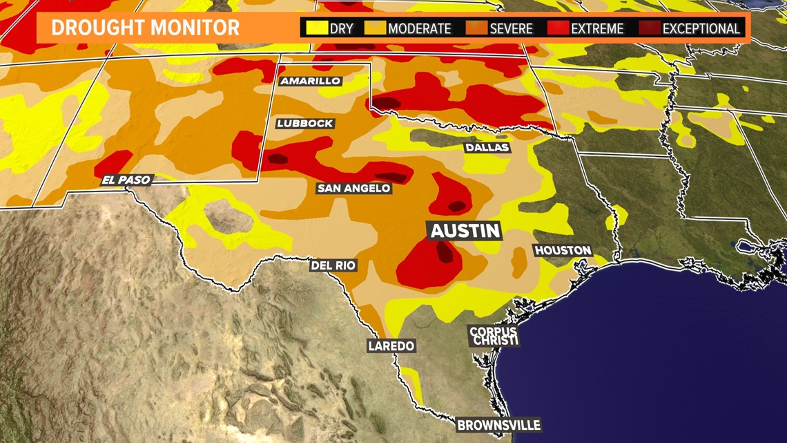 Drought conditions improve across Texas