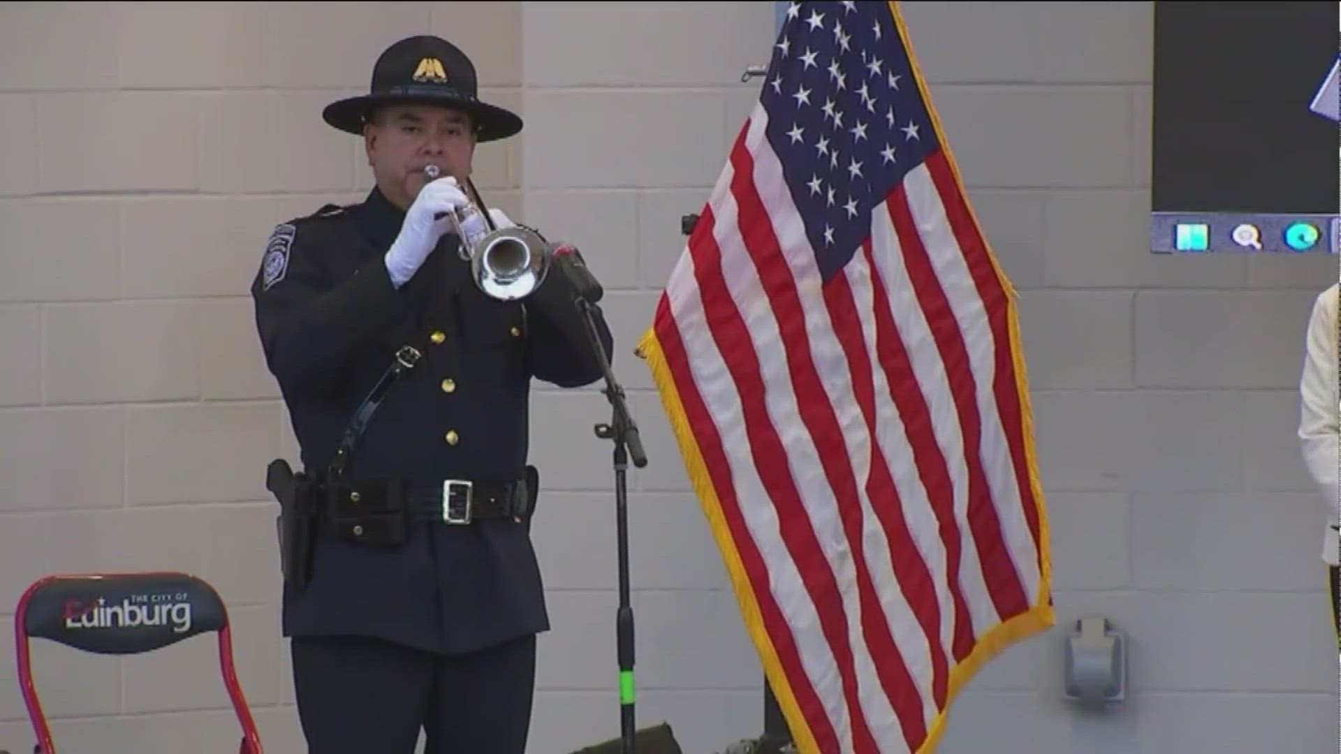 The border city of Edinburg, Texas, came together to honor the people killed in a helicopter crash on Friday.