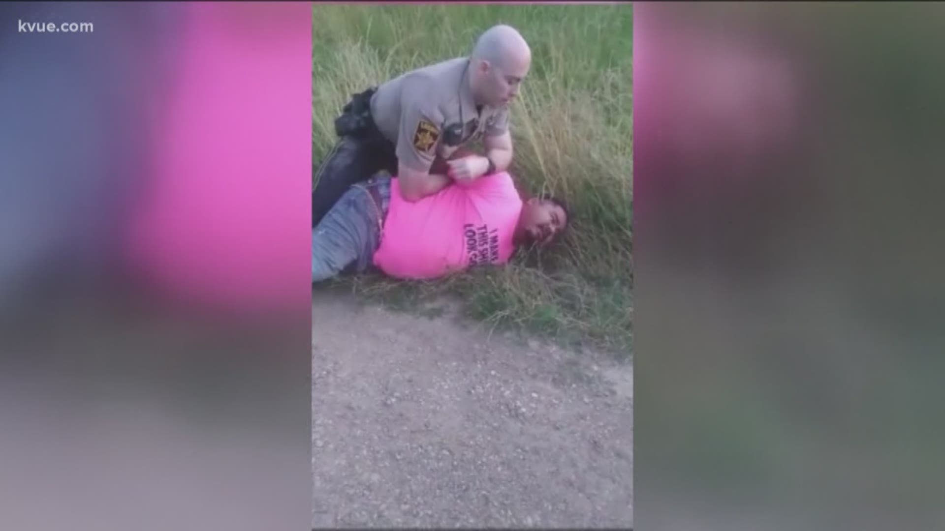 A video going around Facebook shows what a Bastrop County man calls an assault by a sheriff's deputy.