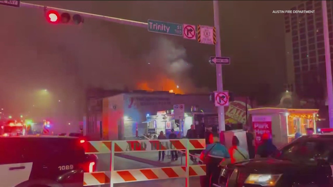 Crews respond to fire at former Mug Shots Bar in Downtown Austin | kvue.com