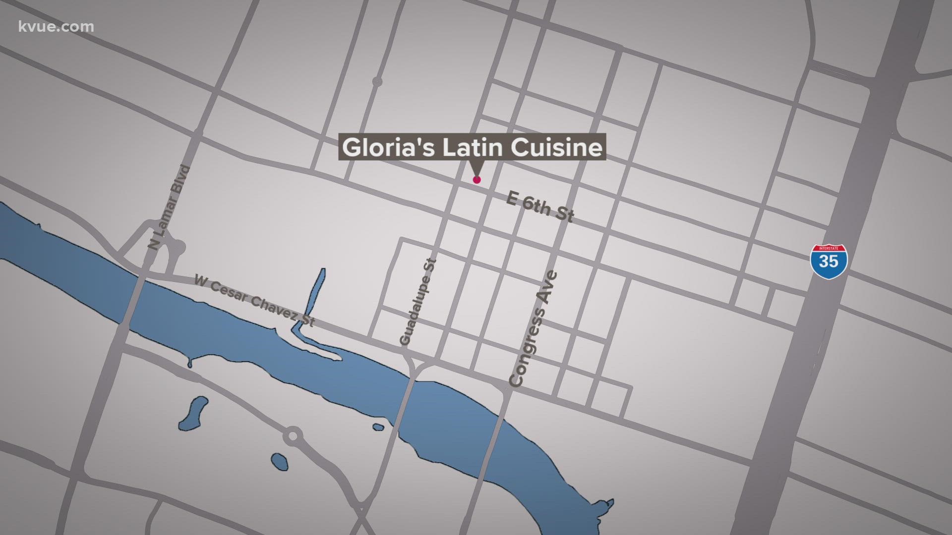 Gloria's Latin Cuisine will close its Sixth Street location on Monday.