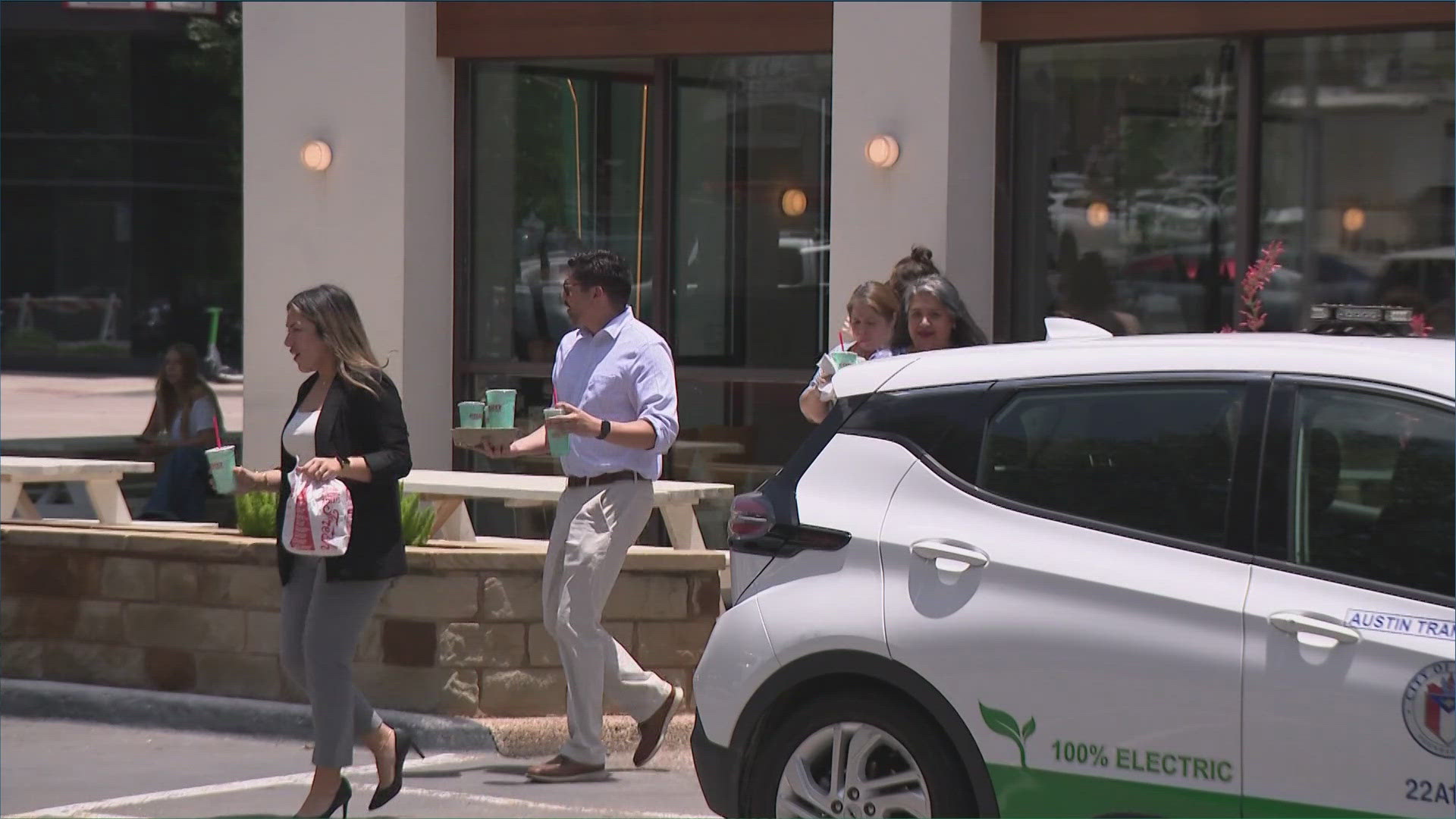 The company's CEO said the business will send a $150,000 check to charity after 100% of Thursday's profits were collected for donations. 
