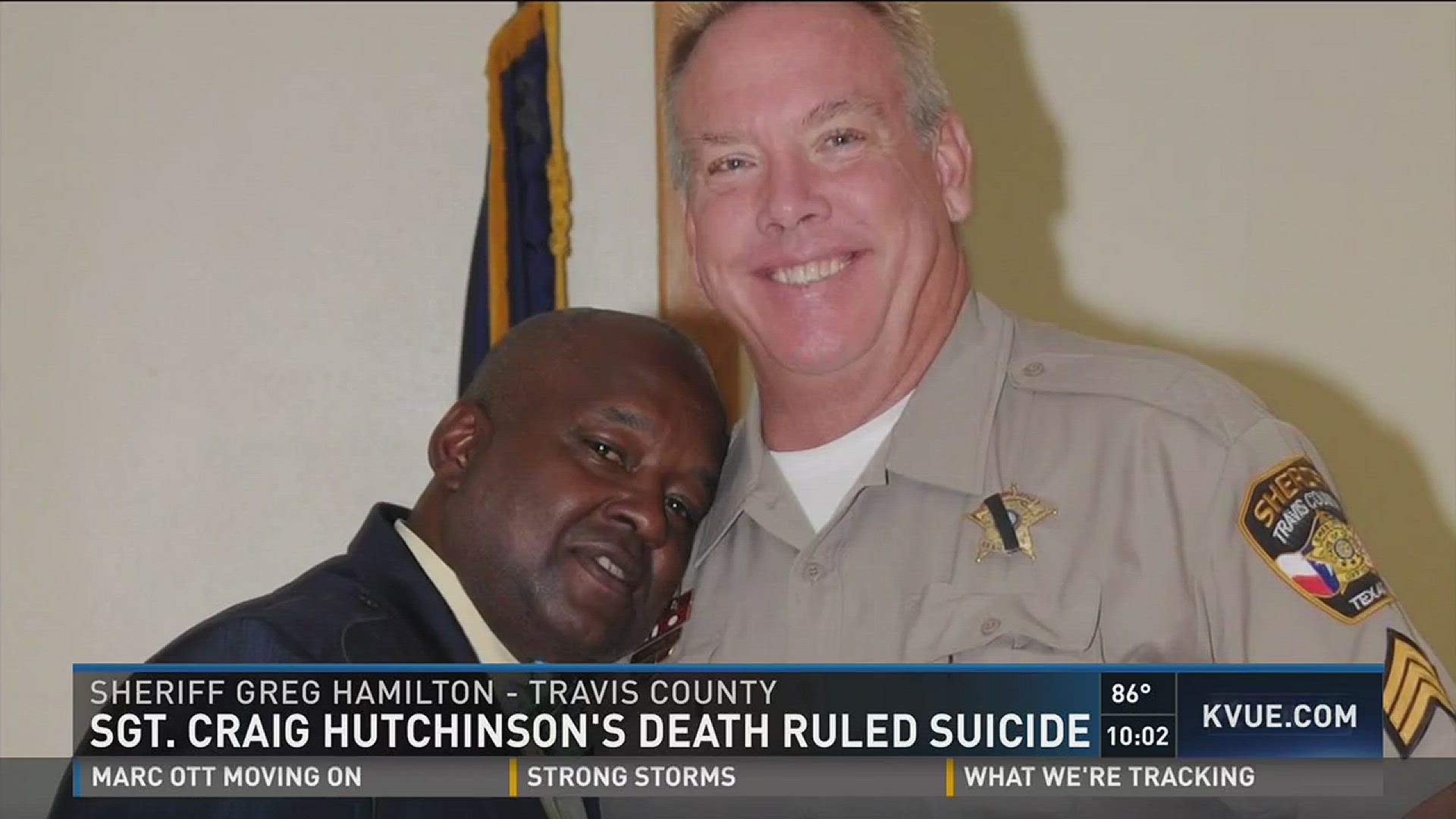 Sgt. Craig Hutchinson's death ruled suicide