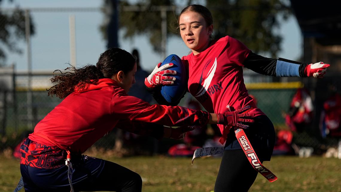 Texas girls flag football organization putting sport on the map | kvue.com