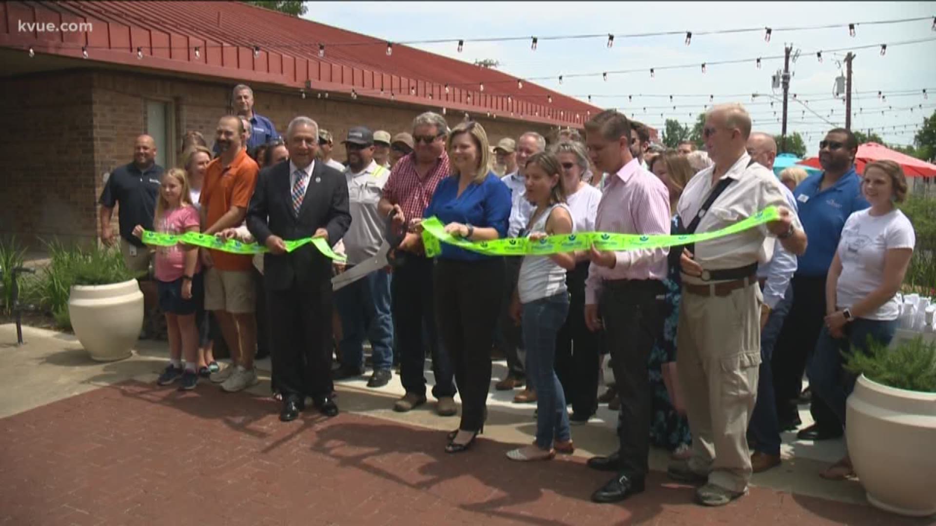 The city of Pflugerville is growing, as evidenced by its new Downtown Plaza unveiled on Monday.
