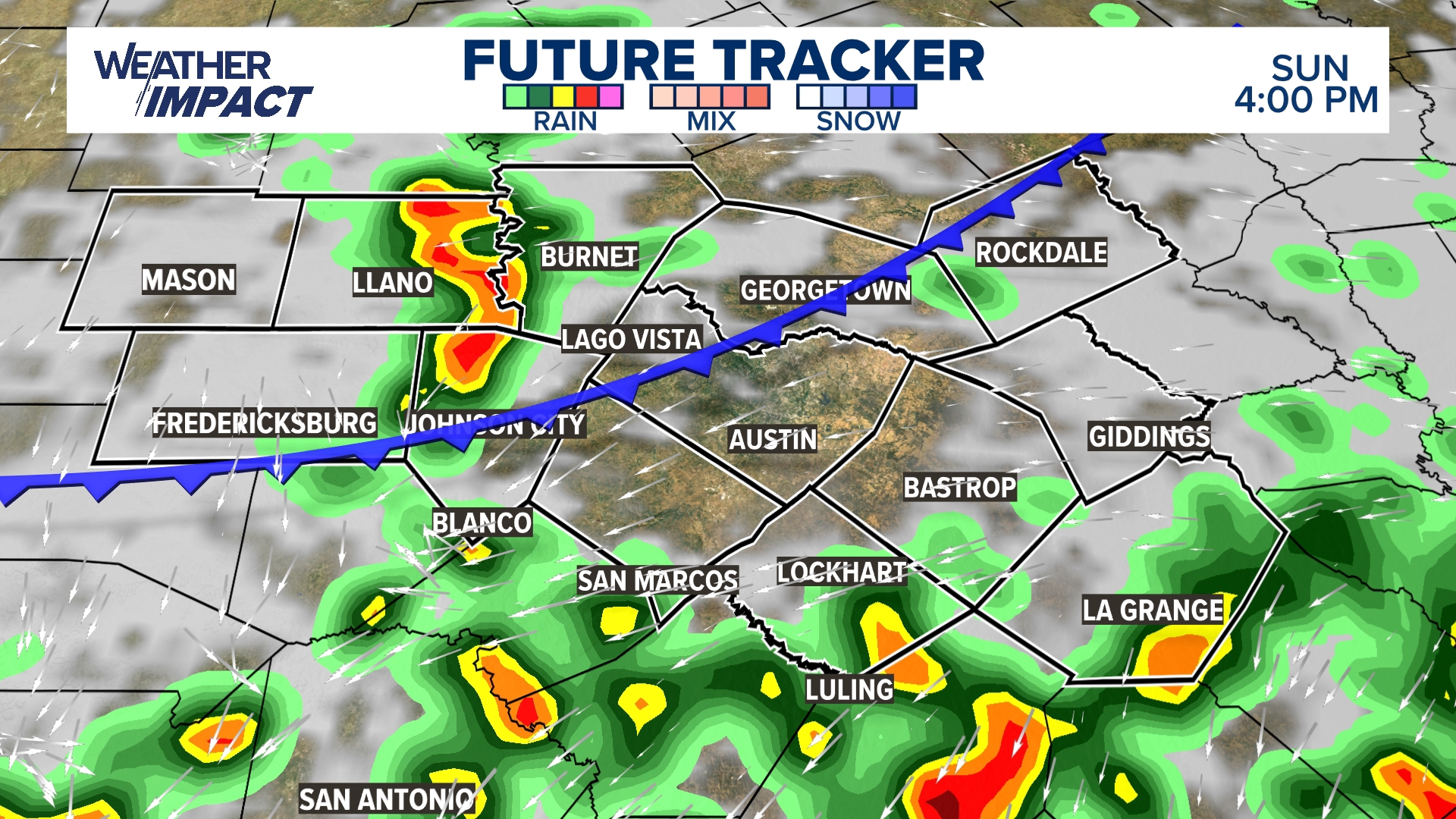 Wettervorhersage Austin Texas