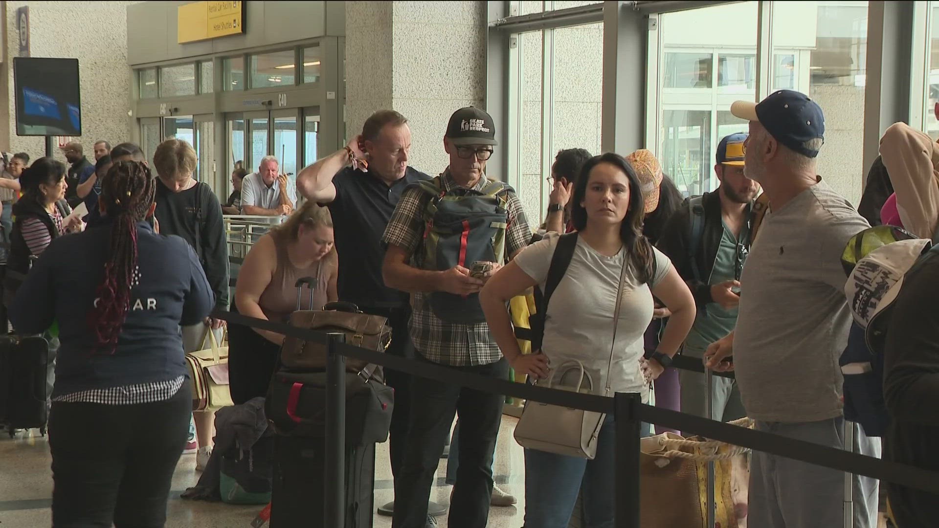 Staff at Austin's airport say they saw their busiest day ever on Monday.