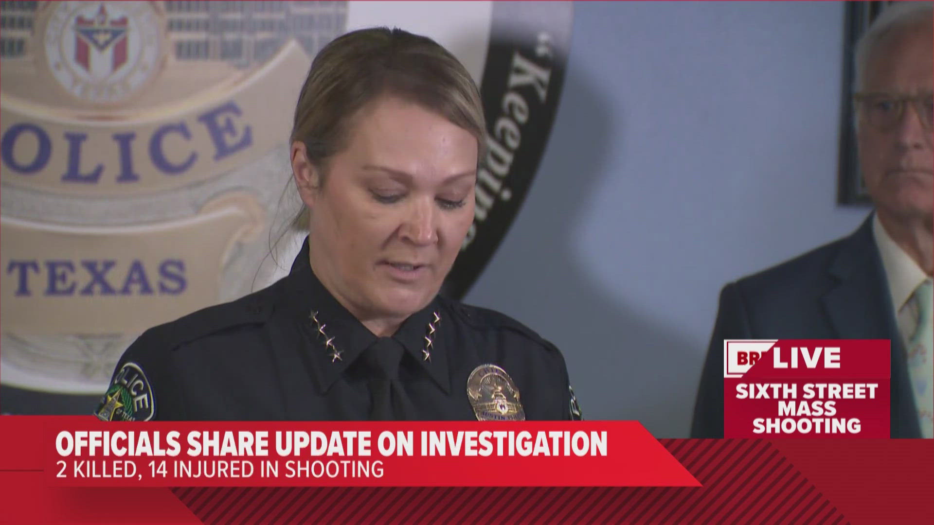 Austin police briefing after Sixth Street mass shooting, UT students ...