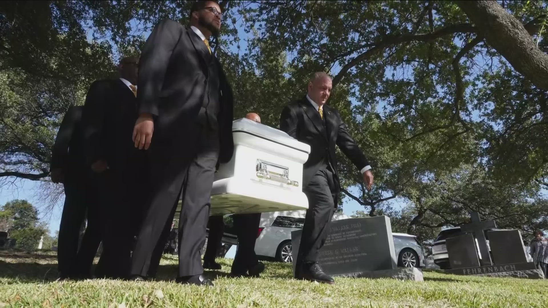 Former Congresswoman Eddie Bernice Johnson was buried at the Texas State Cemetery in Austin. Johnson was the first Black woman elected to public office in Dallas.