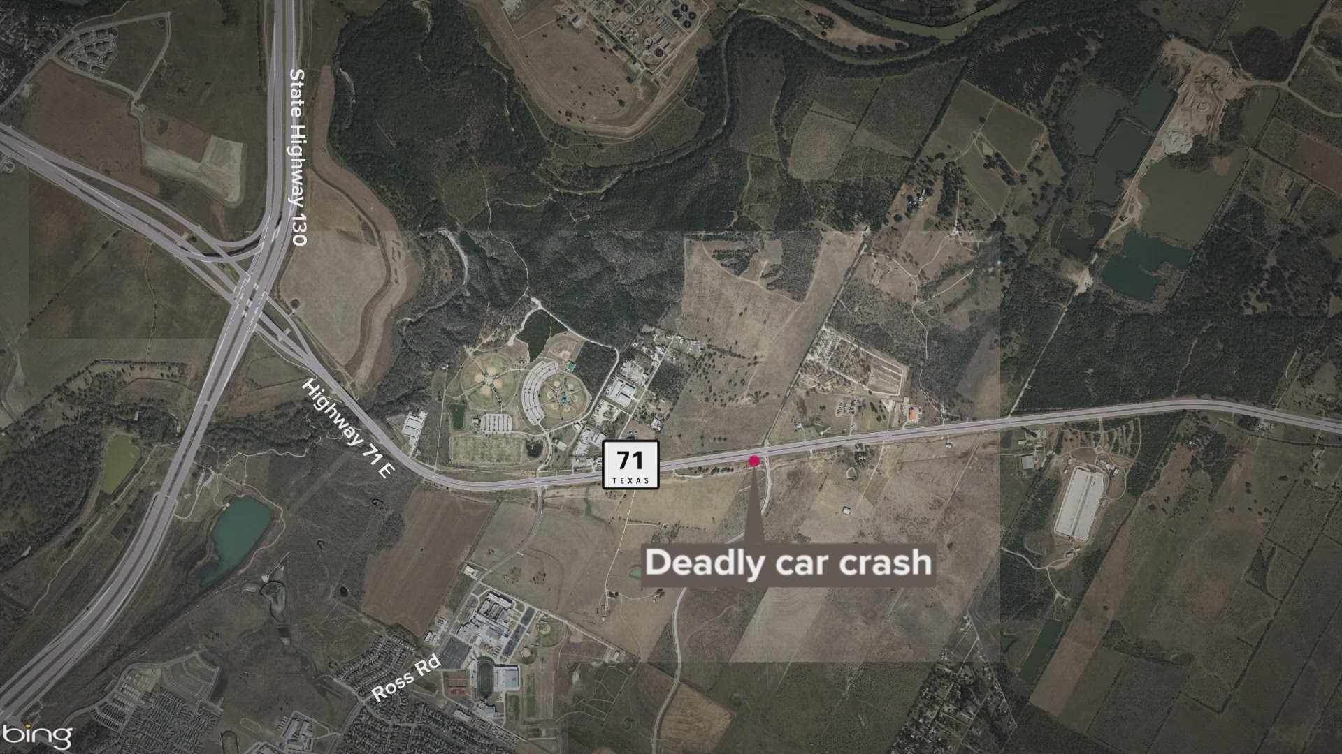 One person is dead after a car crash in eastern Travis County.