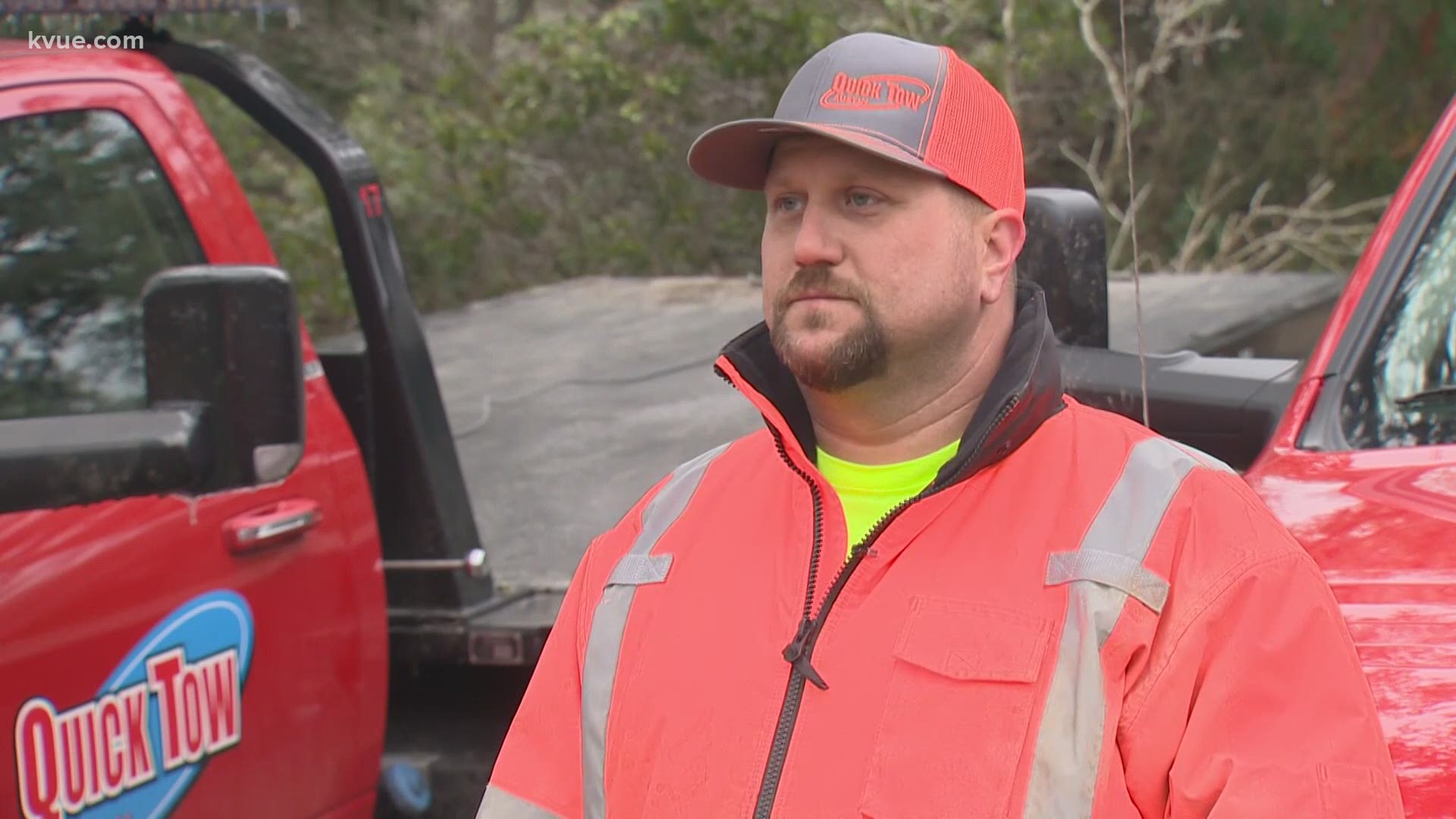 Austin tow truck operators are warning drivers about ice. They have seen the dangers first-hand.