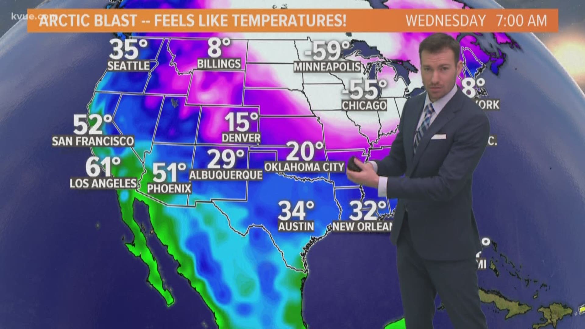 Brutal cold expected for millions of Americans this week | kvue.com
