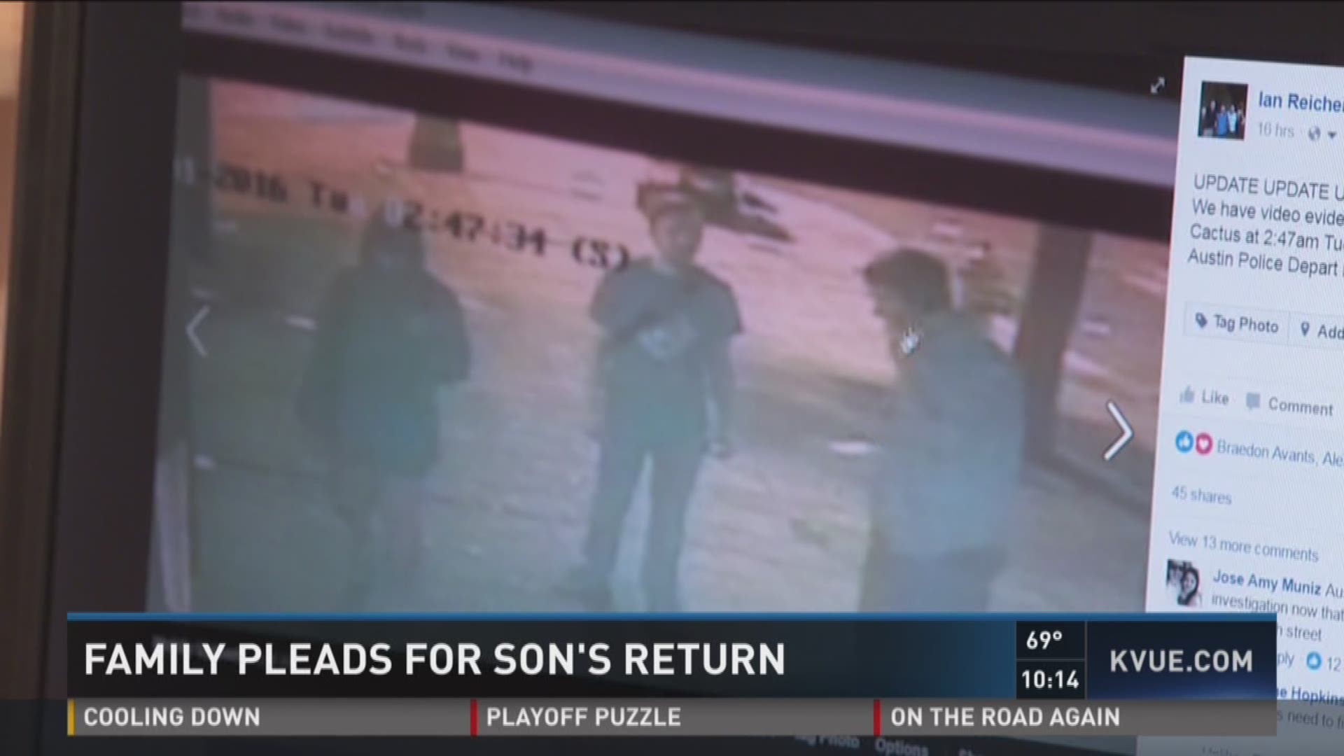 Family pleads for son's return