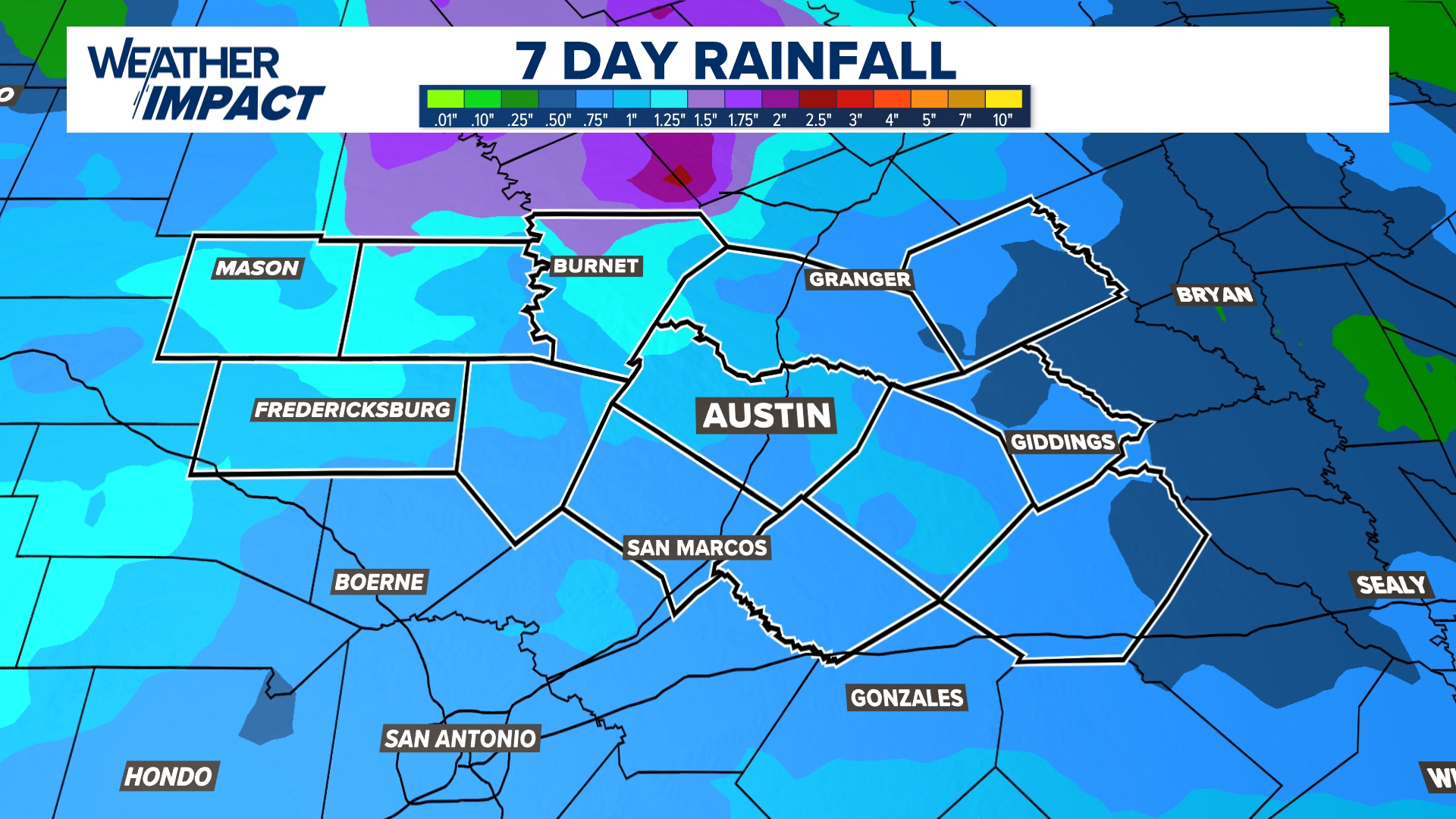 Watching for a wet weekend in Central Texas | kvue.com