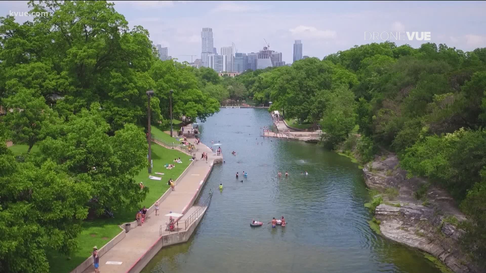 Barton Springs Pool will reopen on Friday. It has been closed due to flooding.