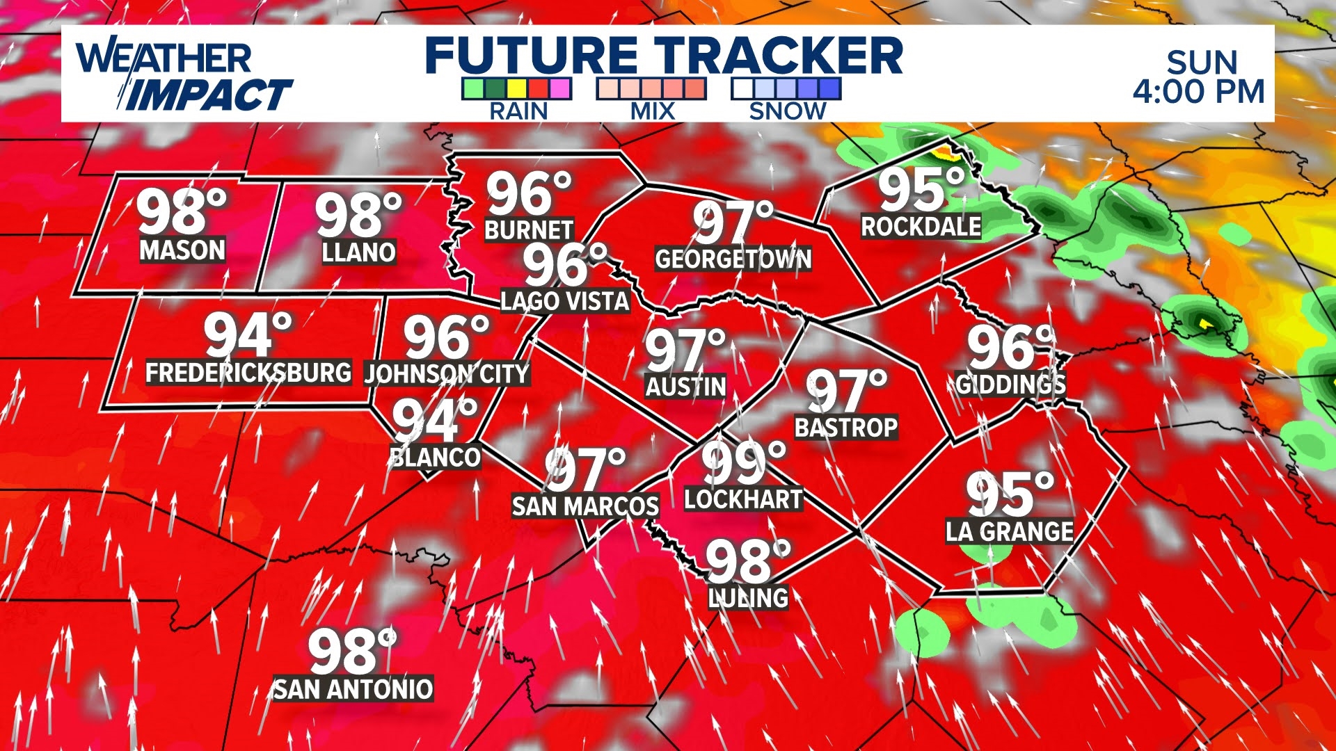 Severe thunderstorms possible for Central Texas Sunday evening | kvue.com