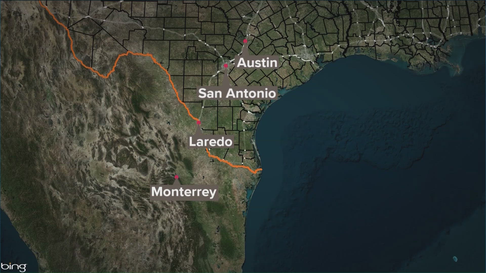 There's a renewed push to expand passenger rail service from Austin to Mexico. The rail line would connect Austin, San Antonio, Laredo and Monterrey, Mexico.