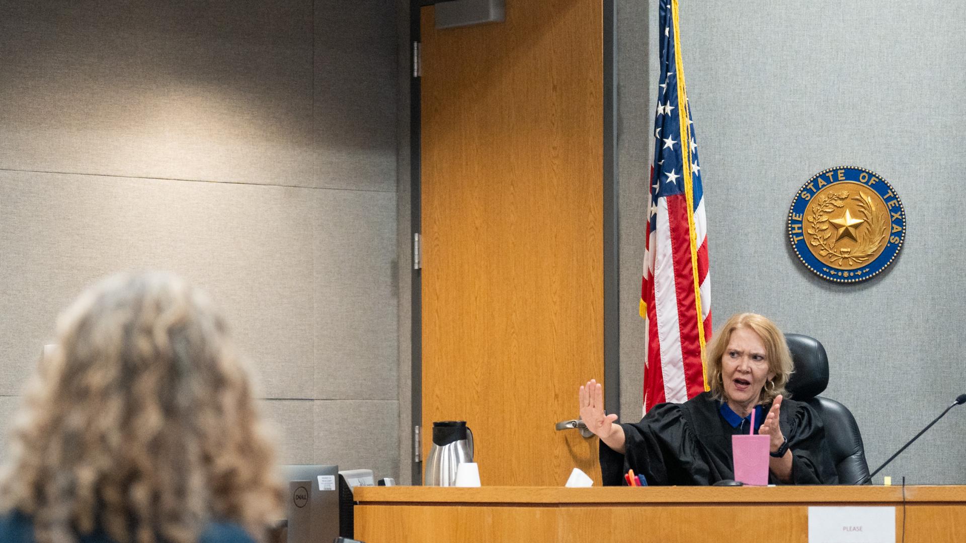 Judge Karen Sage said she's never been in a situation like this, but after much back and forth, she did effectively pause the trial indefinitely.