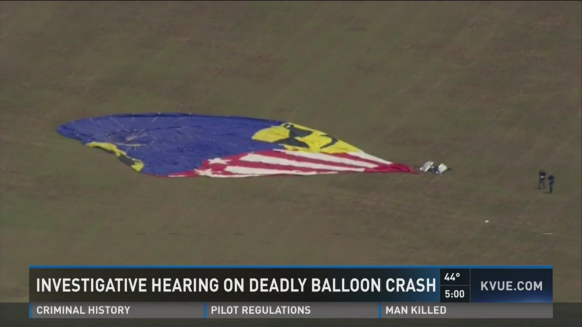 A NTSB hearing in Washington on Friday delved into the Lockhart balloon crash that killed 16.