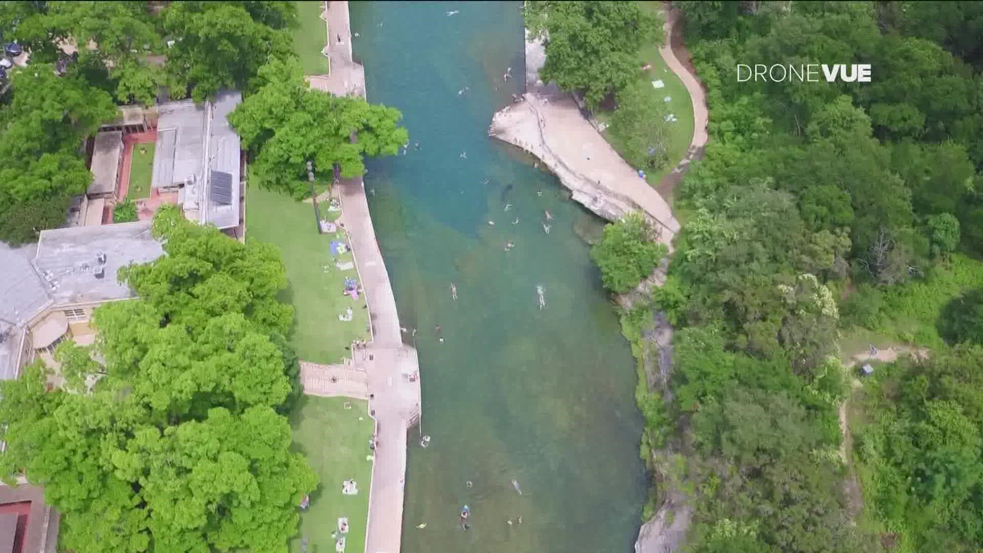 Barton Springs Pool will now be open six days a week.