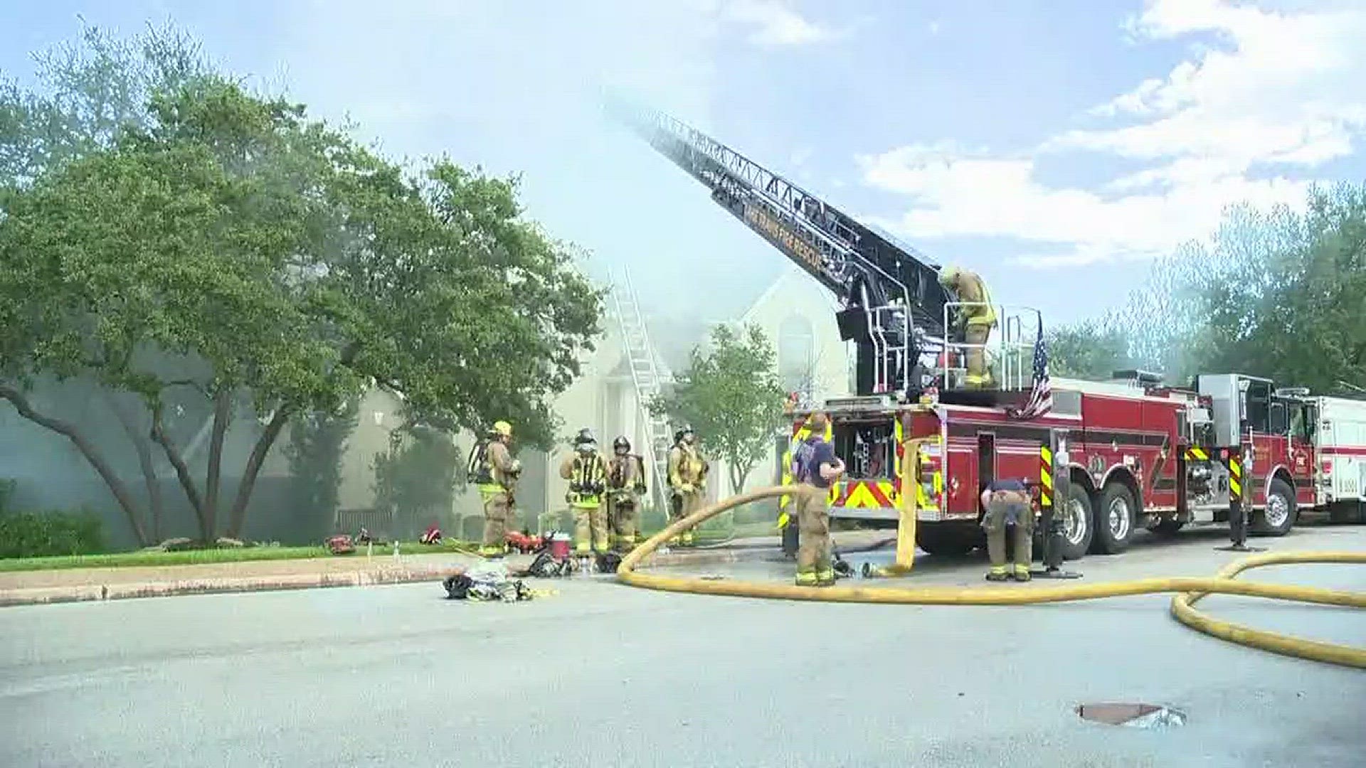 House catches on fire after lightning strike | kvue.com