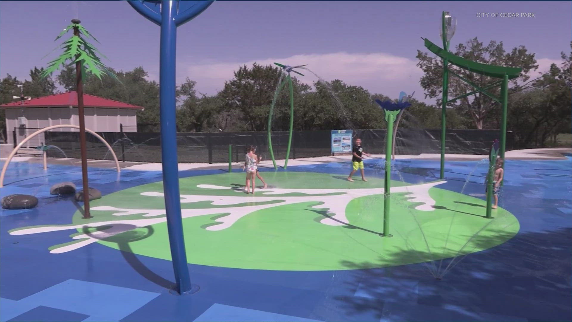 Just in time for summer, a renovated splash pad is ready for visitors in Cedar Park. The Brushy Creek splash pad opened on Wednesday.