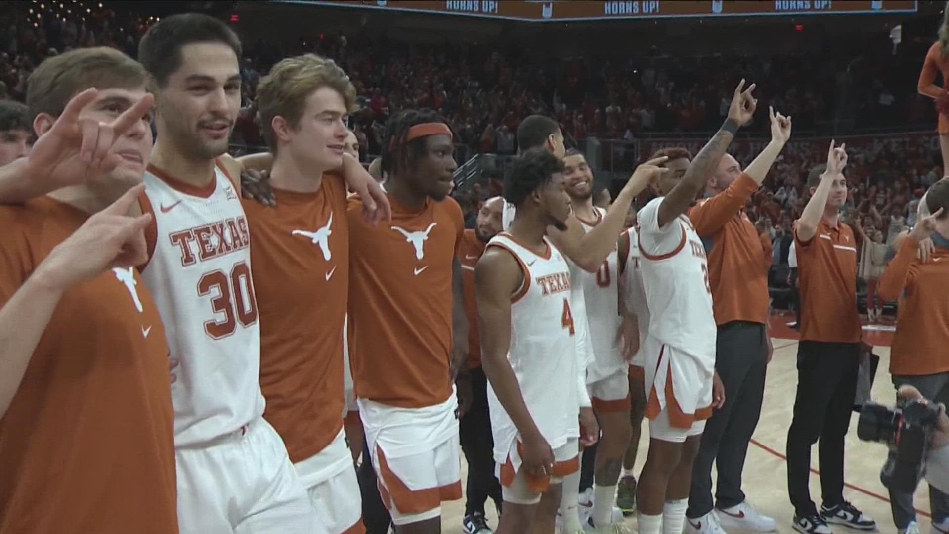 Brock Cunningham delivered yet another timely 3 in Texas's win over the Red Raiders. And that's not the first time.