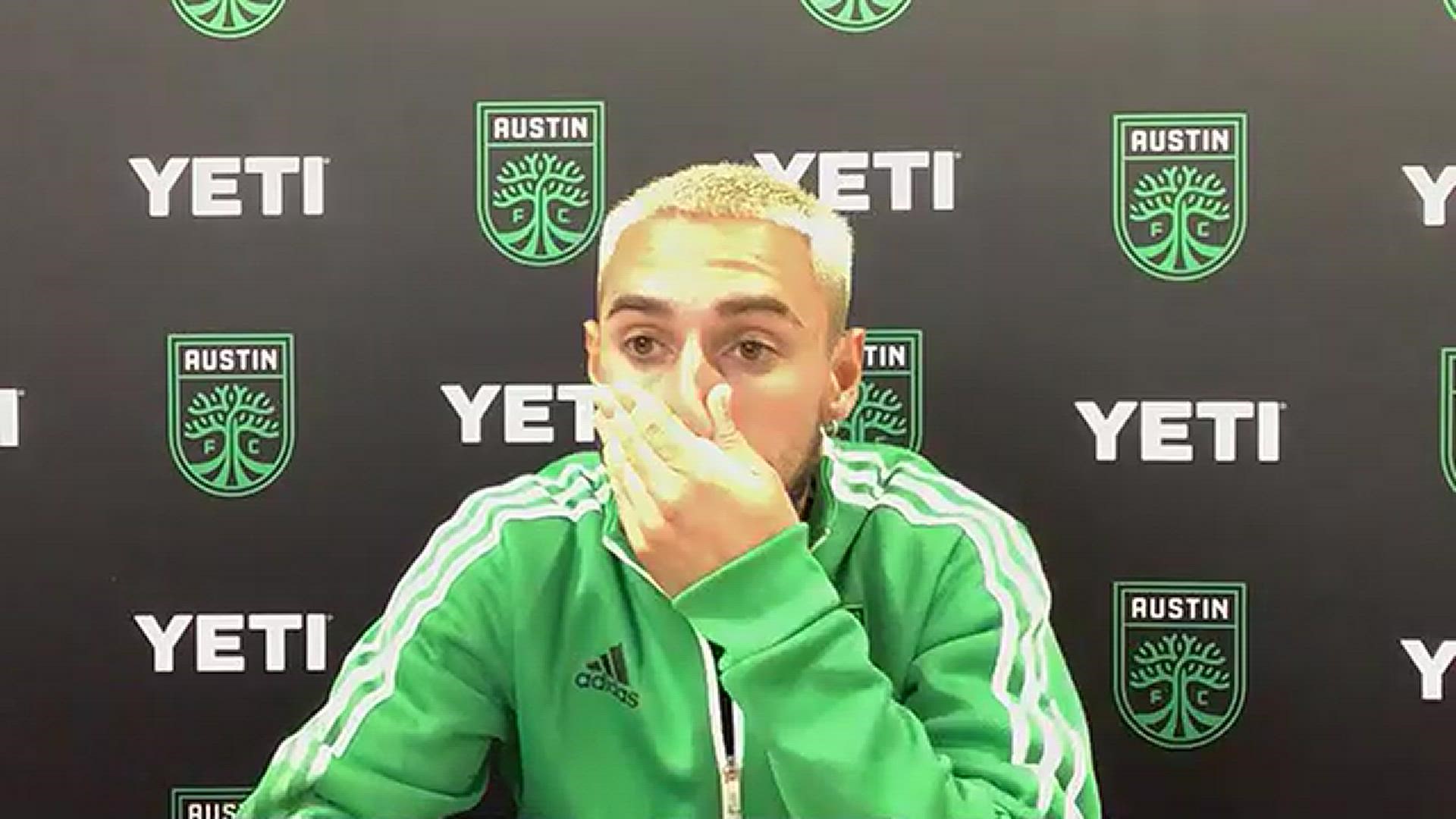 Austin FC vs. FC Dallas: Diego Fagundez post-game comments – Oct. 20, 2021  | kvue.com
