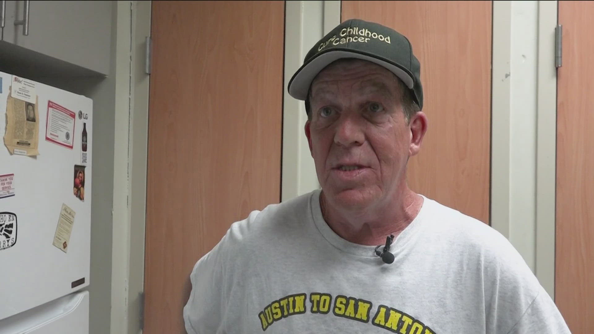 Man completes walk from Austin to San Antonio