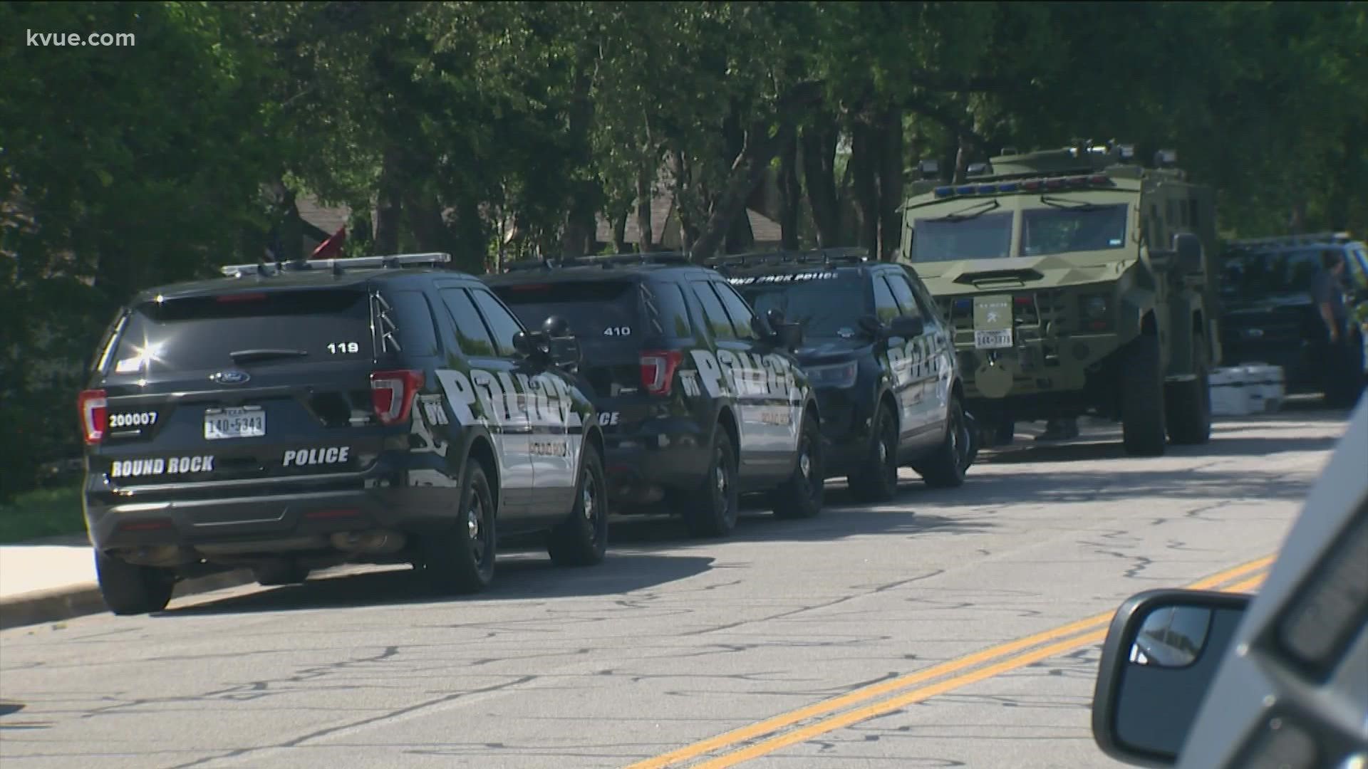 A suspect has been detained after a SWAT situation in Round Rock along White Wing Way on Thursday.