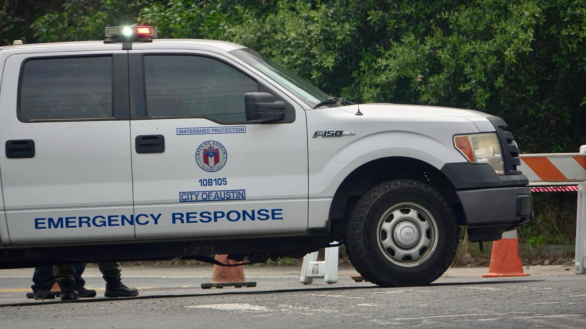 Hazmat crews spent several hours cleaning up a spill near a water treatment plant in Austin on Tuesday.