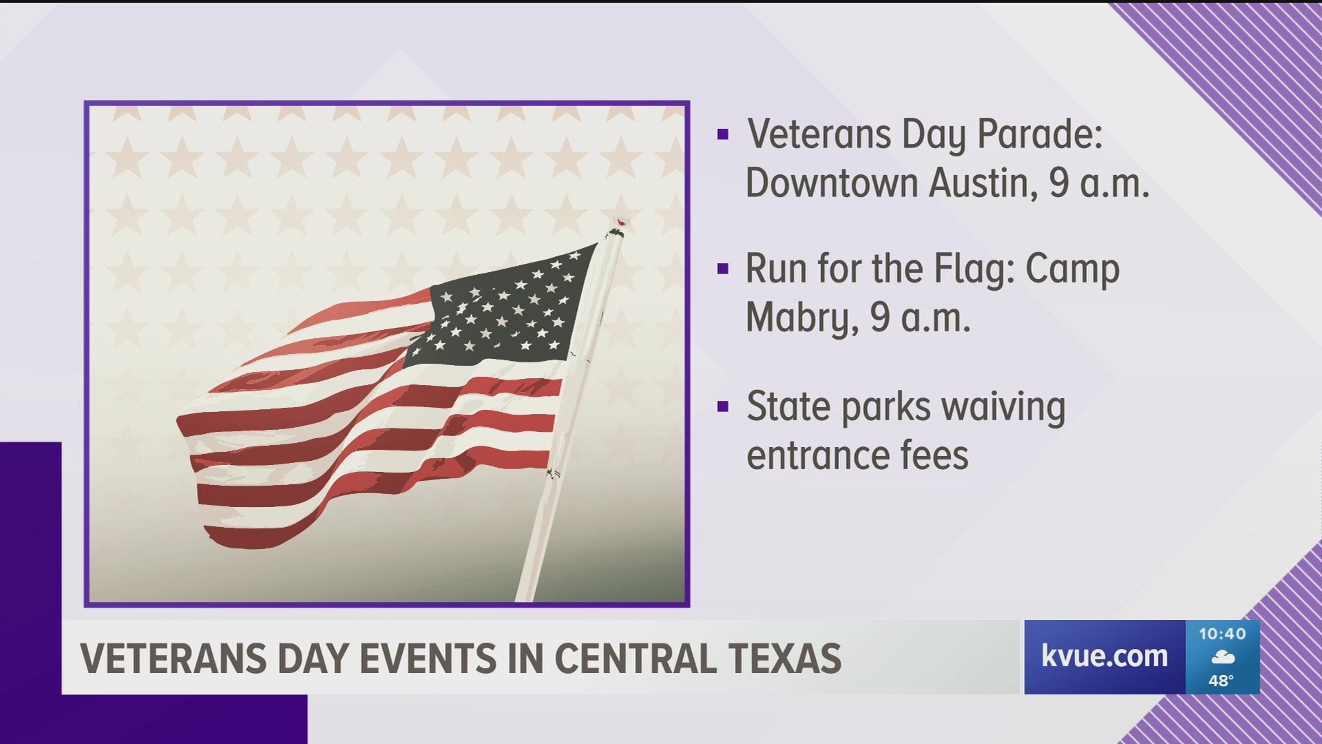 Here's a few ways you can celebrate Veterans Day in Austin.
