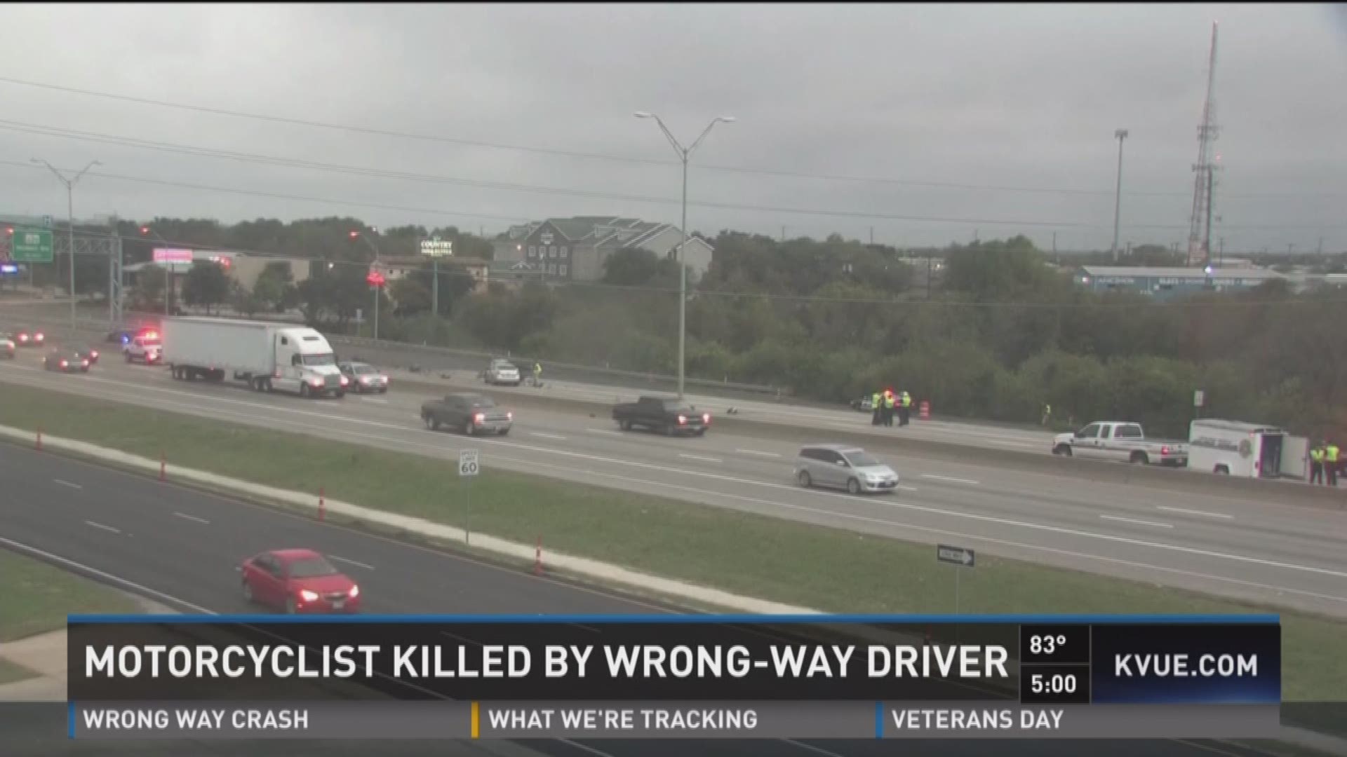 Driver charged after wrong way fatal crash on I-35 | kvue.com