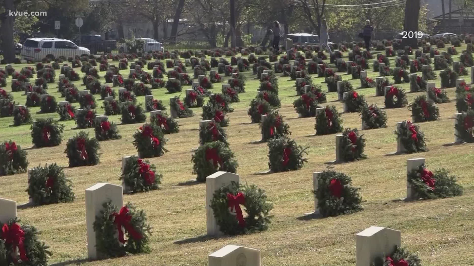Wreaths Across America hits goal in Austin after fearing it would fall