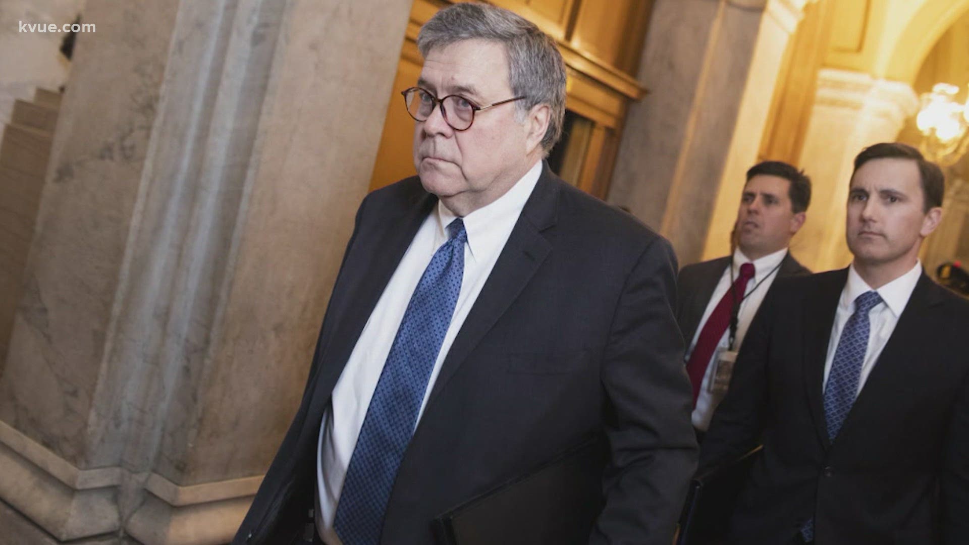 U.S. Attorney General William Barr is resigning. President Donald Trump made the announcement in a tweet Monday.