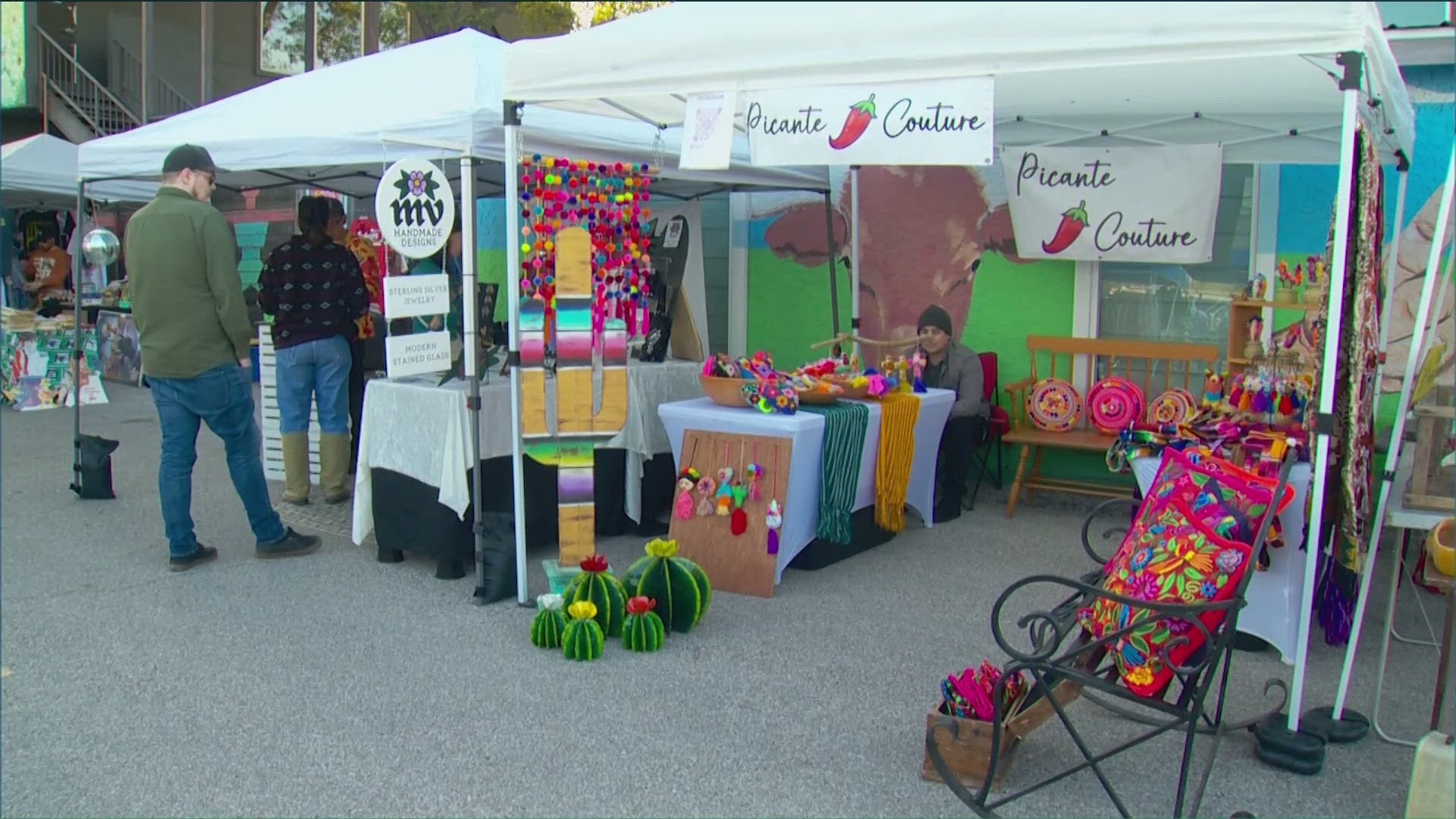 With Thanksgiving and Black Friday behind us, Saturday was all about helping local businesses. KVUE caught up with shoppers at the North Loop Pop-Up Market.