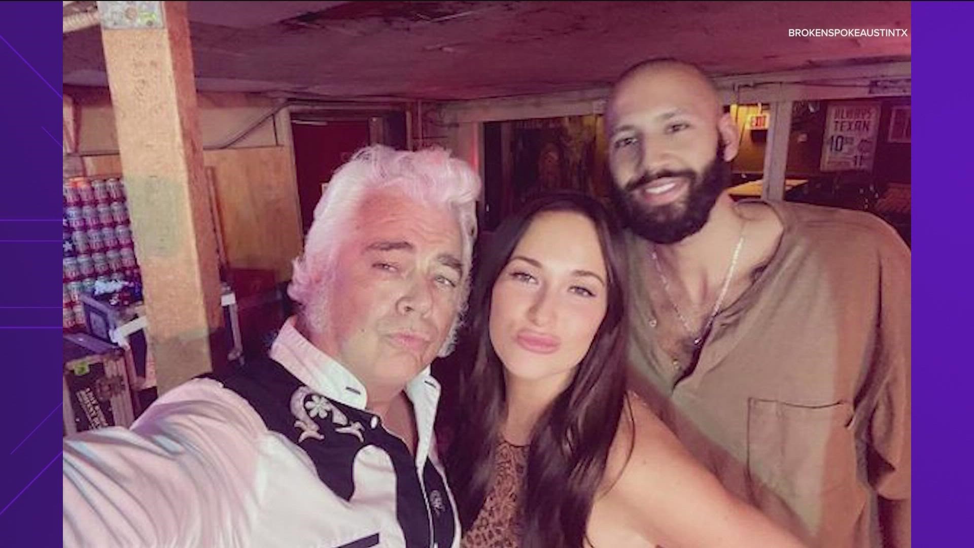 Musgraves posed for a photo with Dale Watson, who was performing that night.