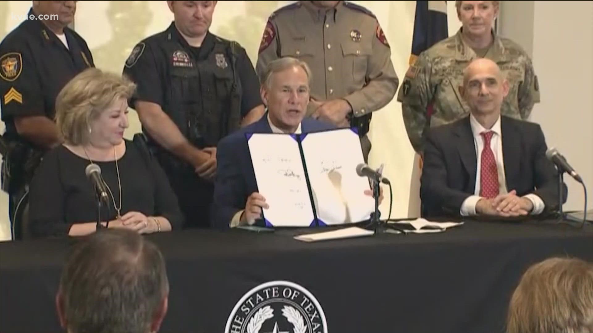 Gov. Greg Abbott signed House Bill 9 into law on Friday, spending another $1.8 billion on border security over the next two years.