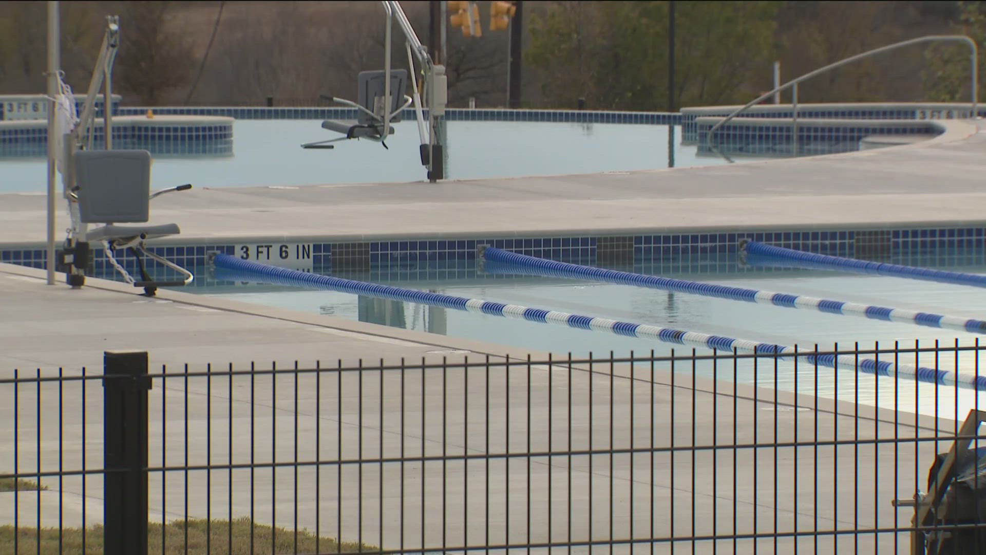 There's another setback for an Austin neighborhood that's been waiting nearly 20 years for a public pool. A break-in is delaying the opening in Colony Park.