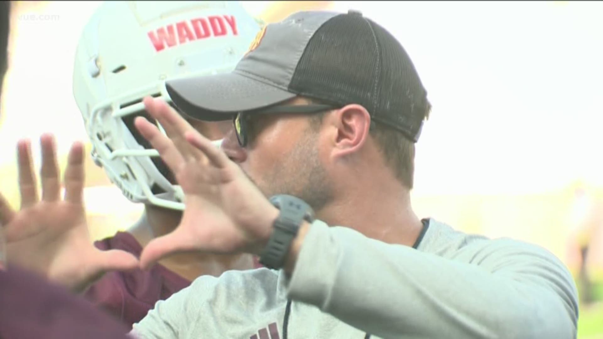 Head coach Jake Spavital joins older brother and defensive coordinator Zac Spavital to begin the rebuild process at Texas State.