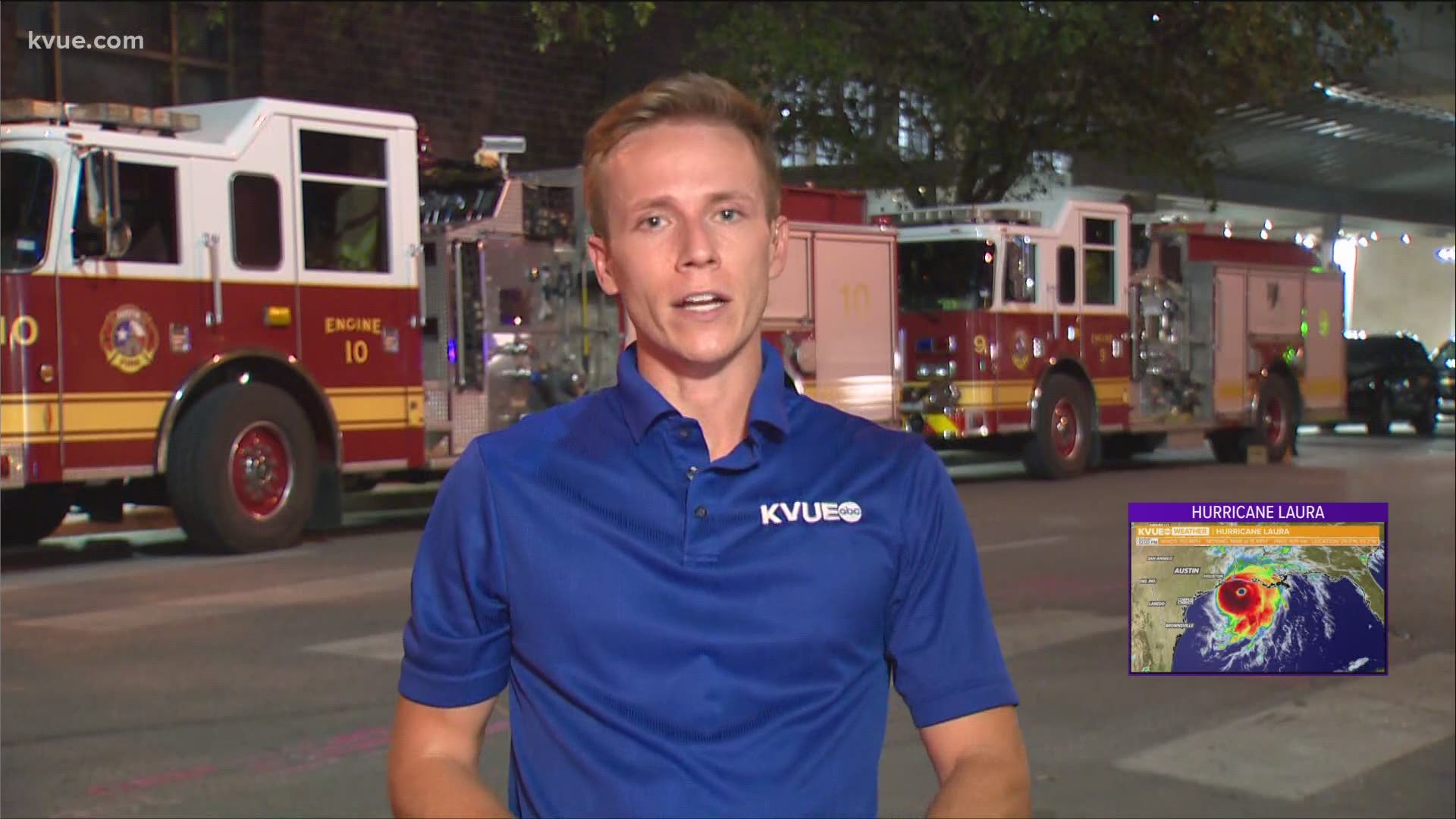 KVUE's Bryce Newberry has the latest on available shelter in Austin for Hurricane Laura evacuees.