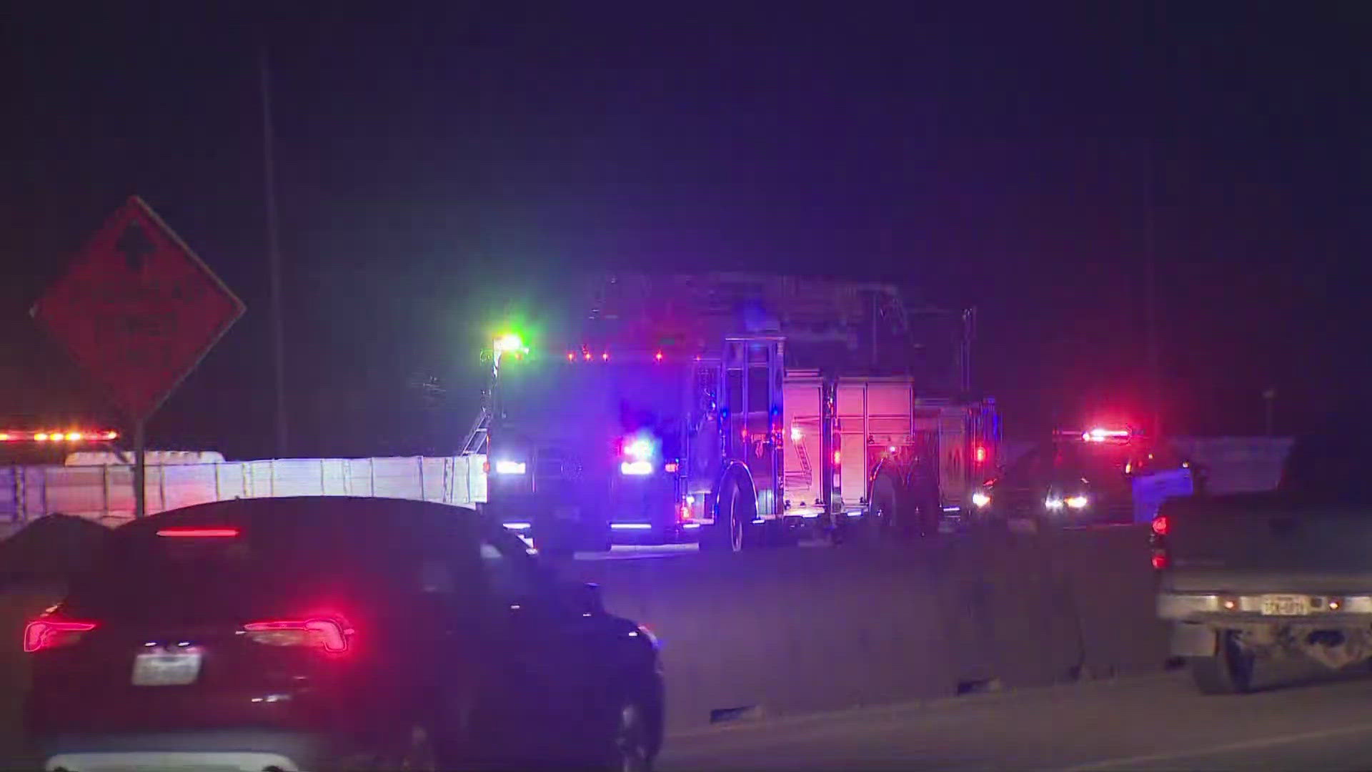 The crash happened in the 12700 block of N Interstate 35.