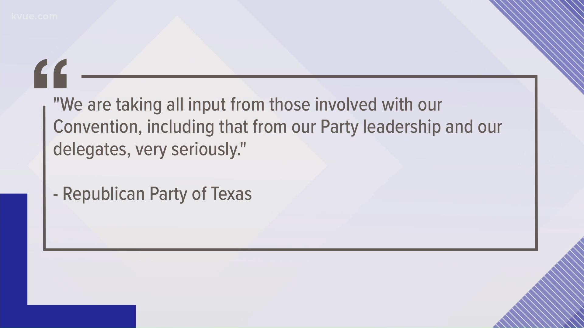 Doctors from across the state are calling on the Texas GOP to cancel its in-person convention. Thousands are expected to attend the mid-July event in Houston.