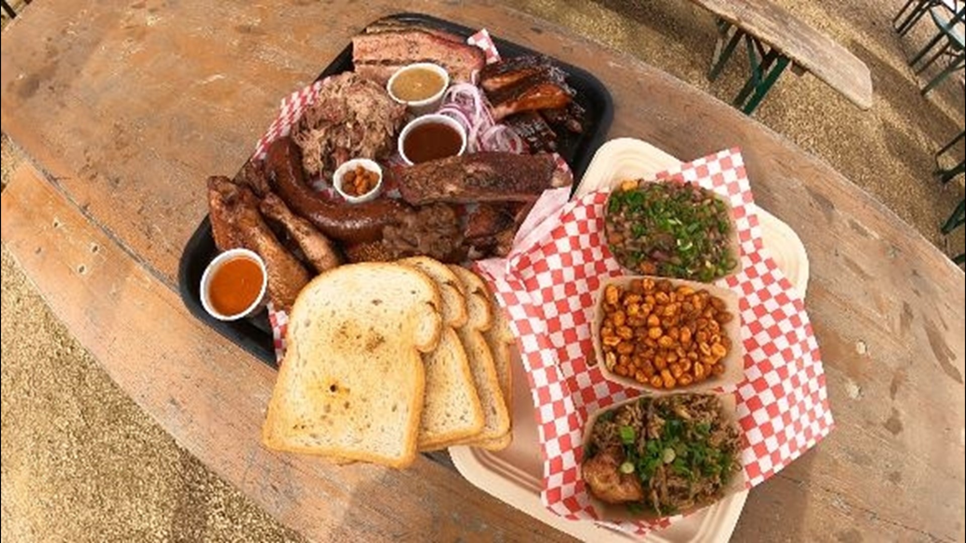 Distant Relatives serves what they call modern African American barbecue. It's a mix of local Texas techniques with African flavors.