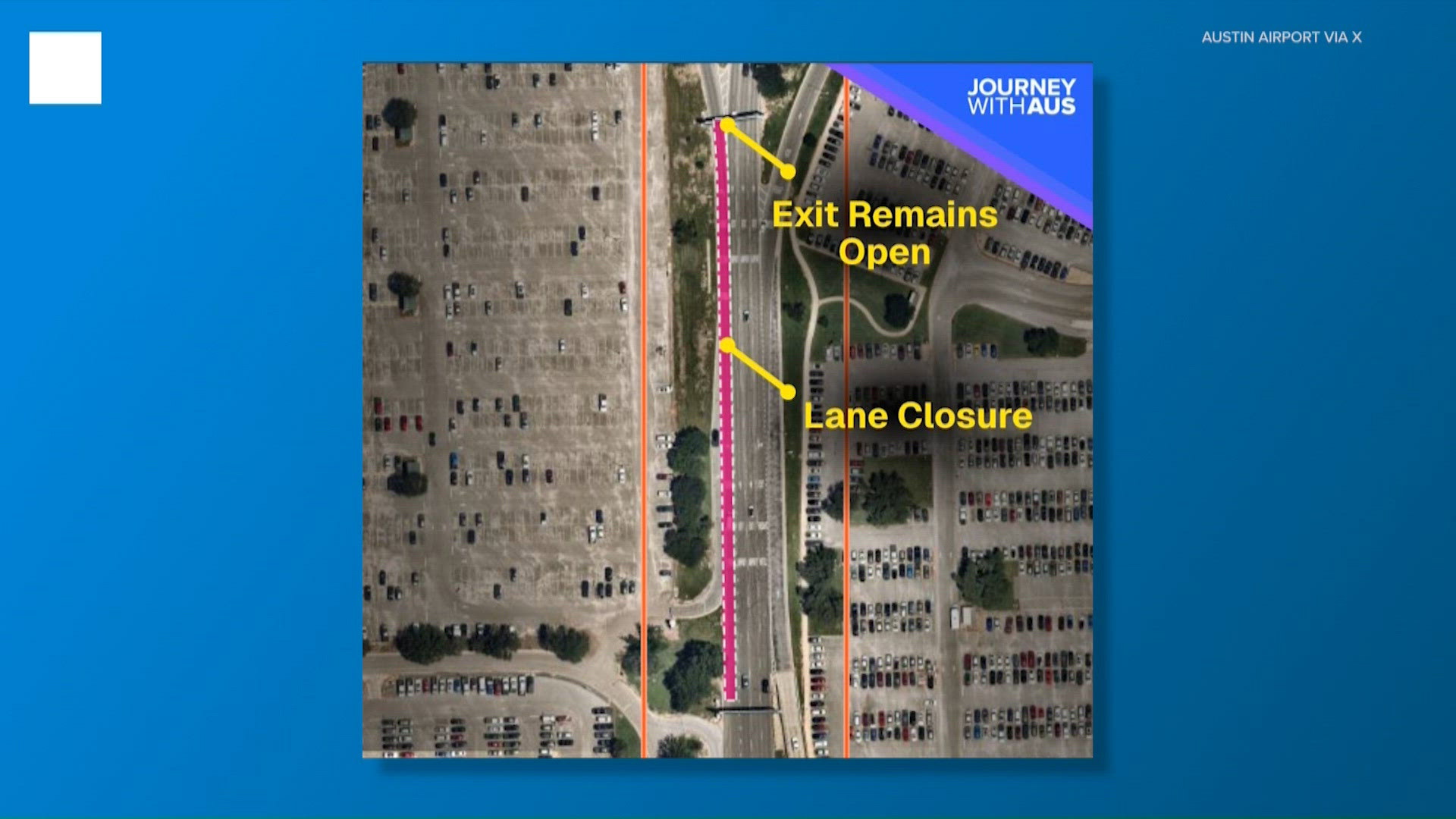 Heading to Austin’s airport this month? Watch for this lane closure ...