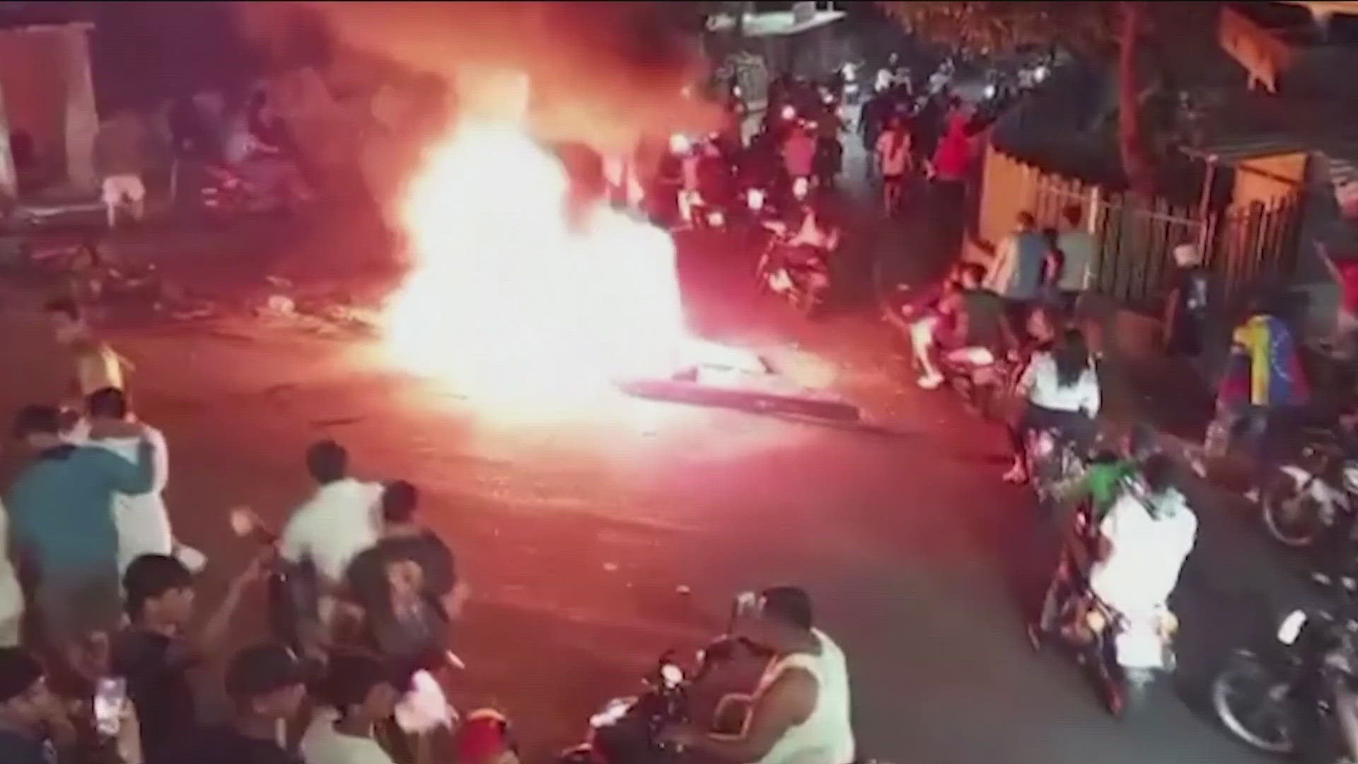 After authorities announced Nicolas Maduro as the winner of the presidential election, Venezuelans took to the streets.