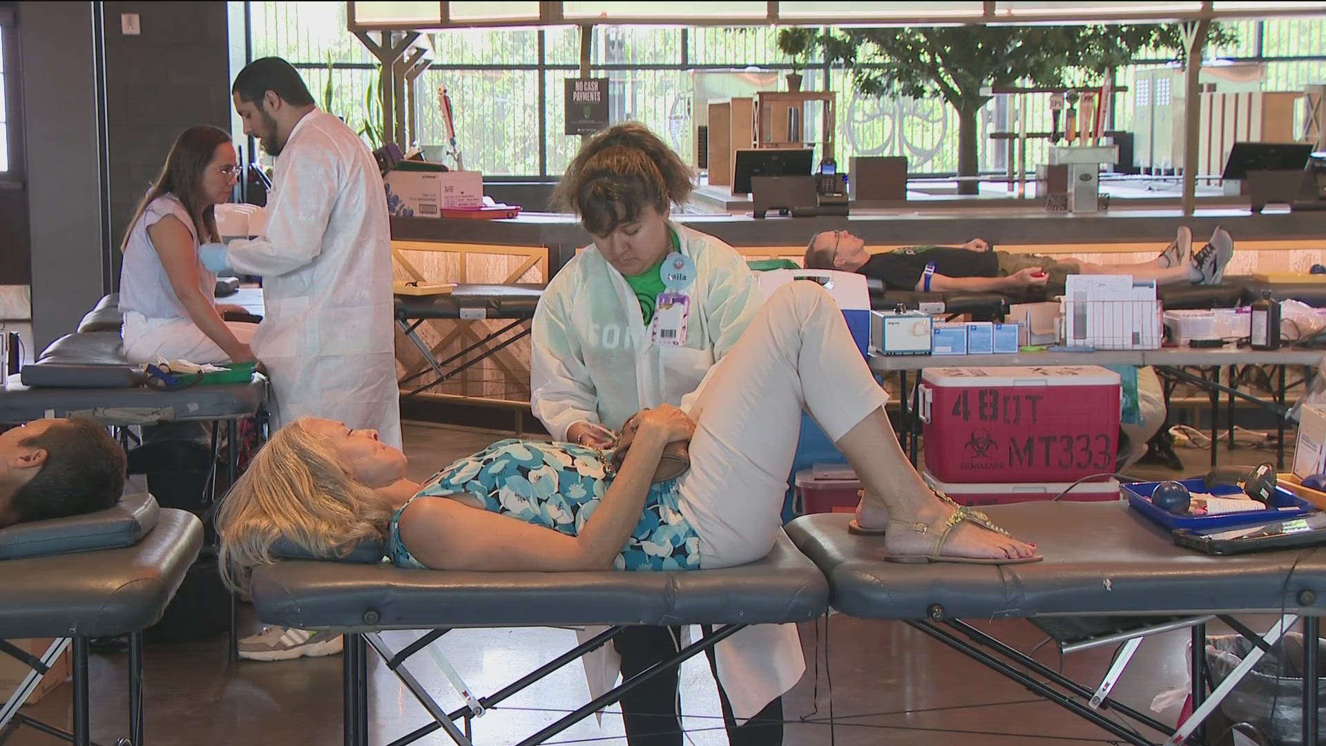 On Tuesday, We Are Blood hosted the first blood drive of its multi-year partnership with Austin FC.