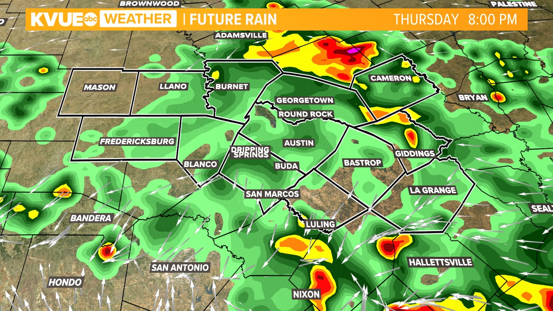 Widespread storms for Central Texas Thursday afternoon | kvue.com